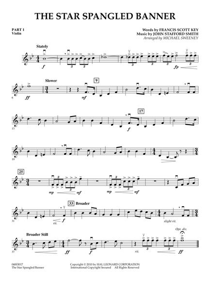 The Star Spangled Banner - Pt.1 - Violin