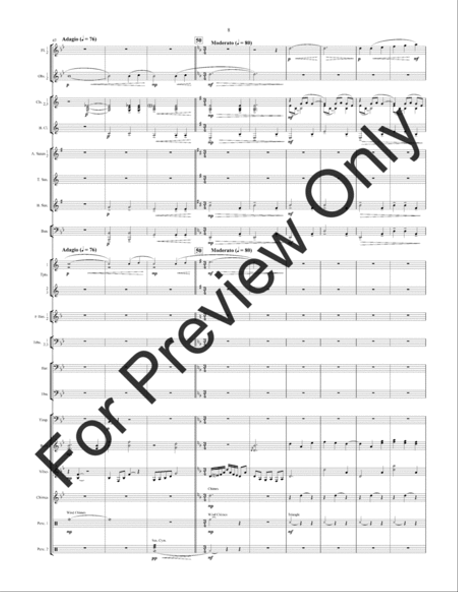 Christmas Legends Concert Band scores gallery preview page 11