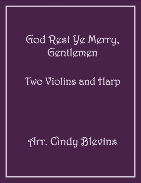 God Rest Ye Merry, Gentlemen, Two Violins and Harp image number null