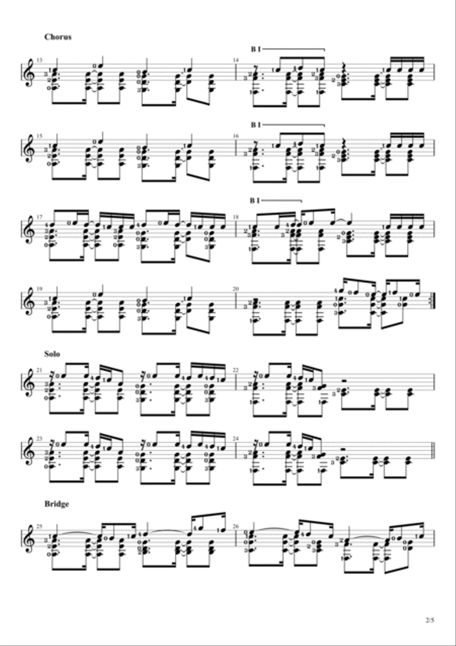 Treat You Better Acoustic Guitar scores gallery preview page 2