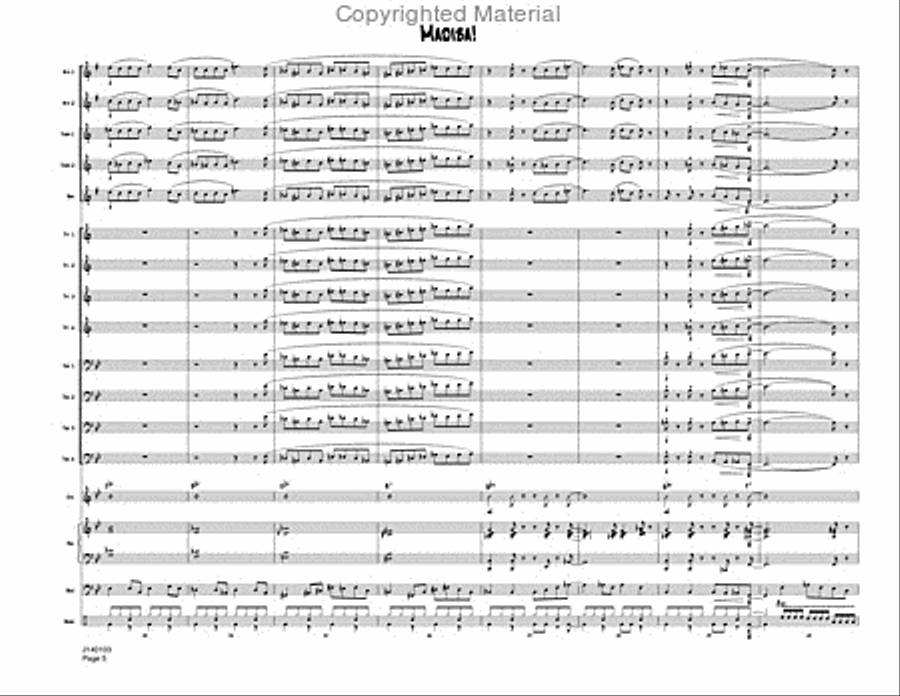 Madiba Jazz Ensemble scores gallery preview page 8