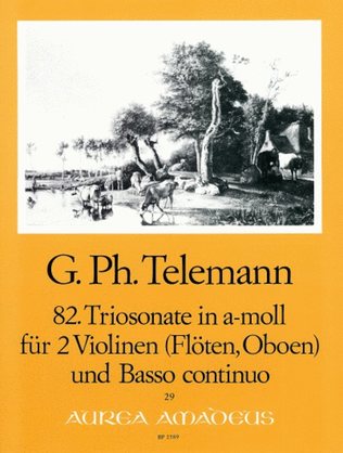 Book cover for 82. Trio sonata A minor TWV 42:a5