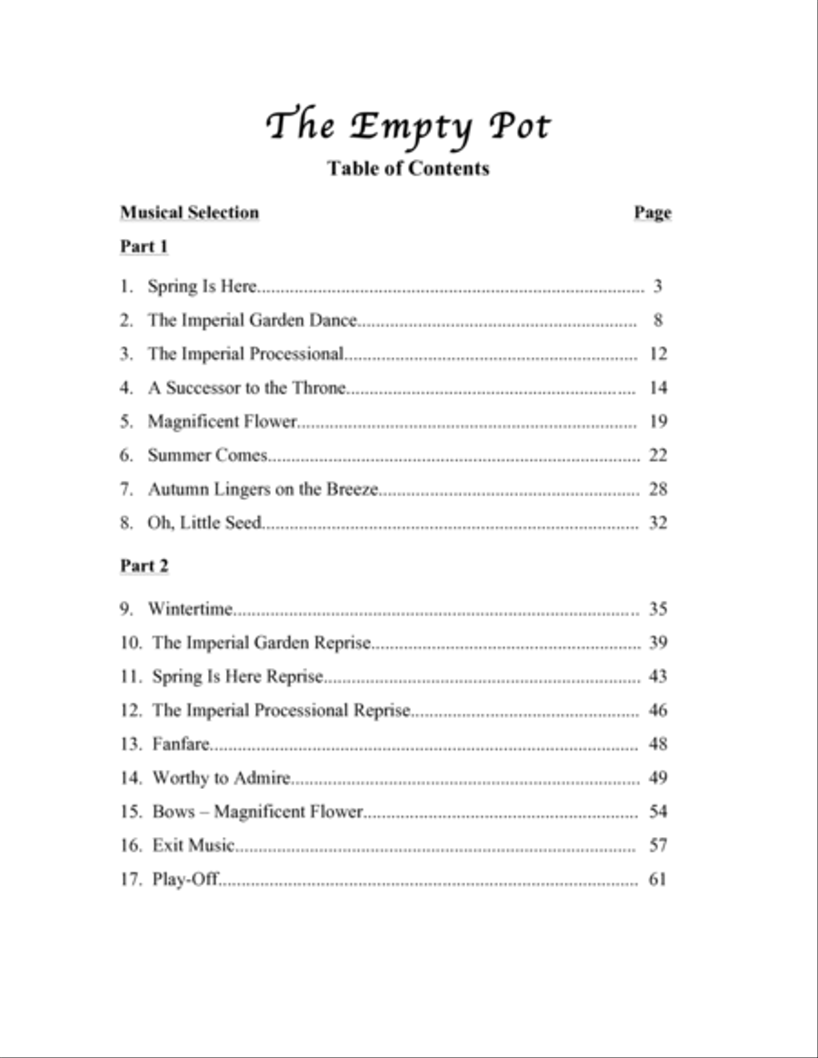 The Empty Pot - Score Part 1 Voice scores gallery preview page 2