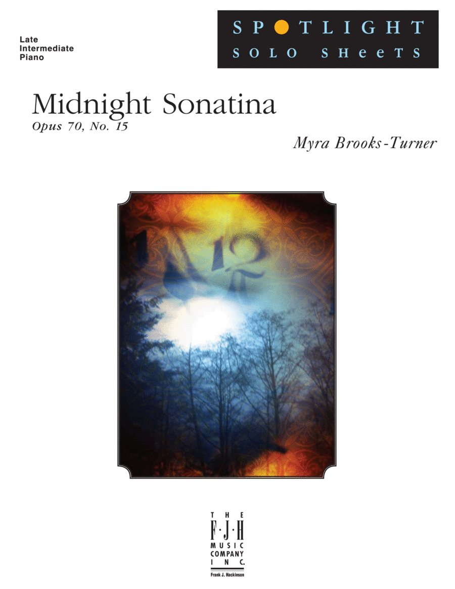 Midnight Sonatina, Op. 70, No. 15 Piano Solo scores gallery preview page 1