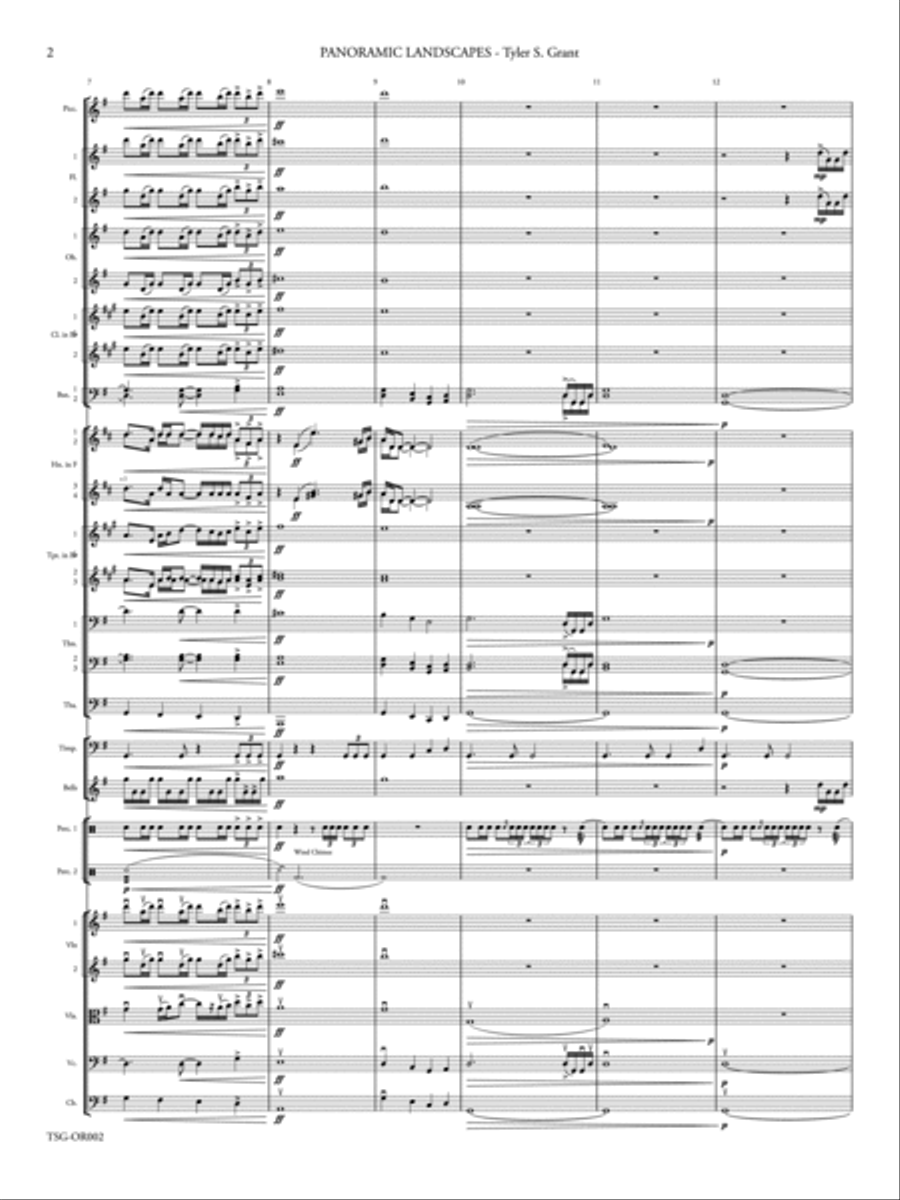 Panoramic Landscapes: Score Full Orchestra scores gallery preview page 4