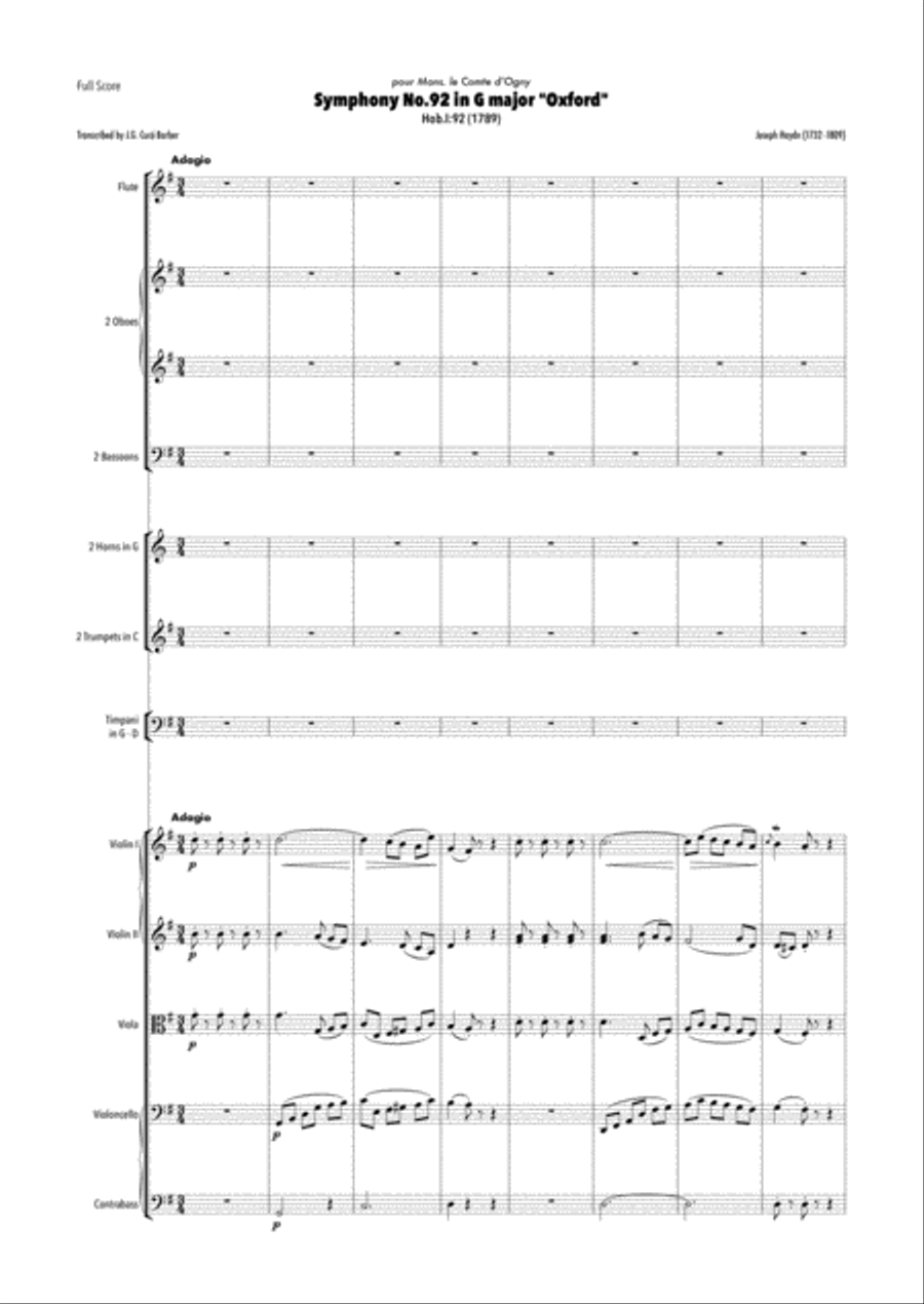 Haydn - Symphony No.92 in G major, Hob.I:92 