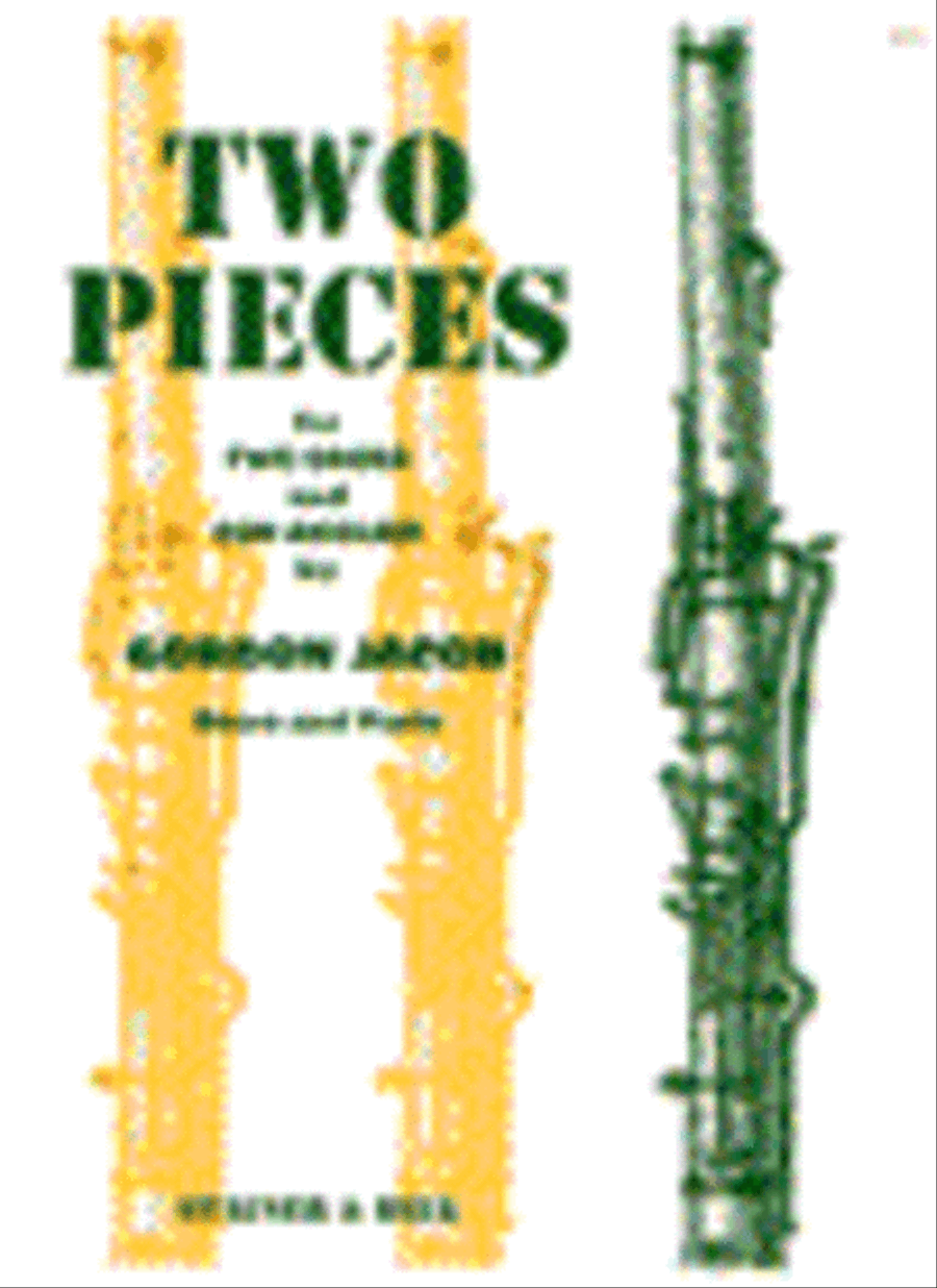 Two Pieces for Two Oboes and Cor Anglais English Horn scores gallery preview page 1