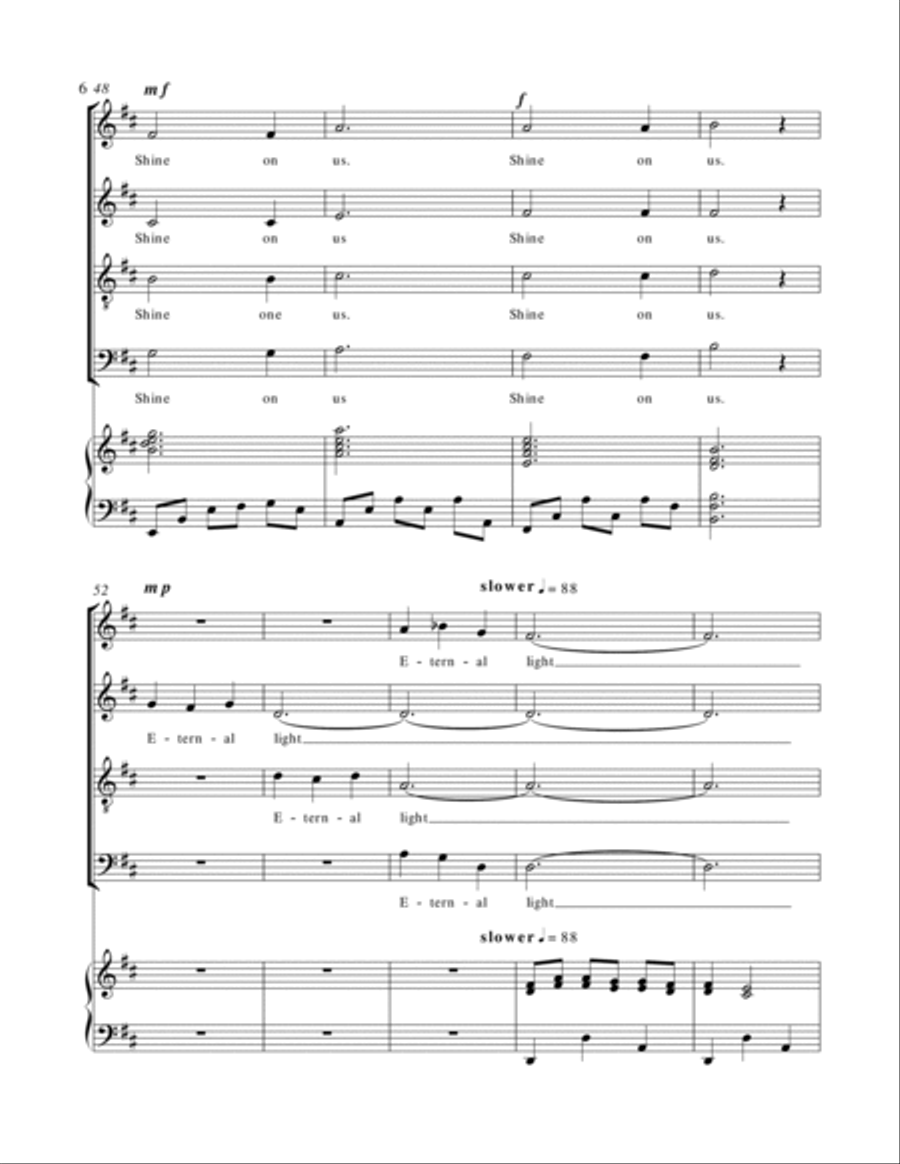 Lux Aeterna Choir scores gallery preview page 6