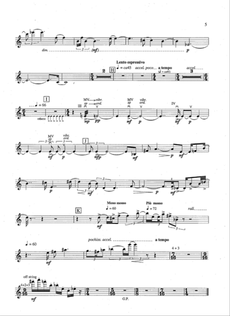 Moving Between String Quartet scores gallery preview page 4
