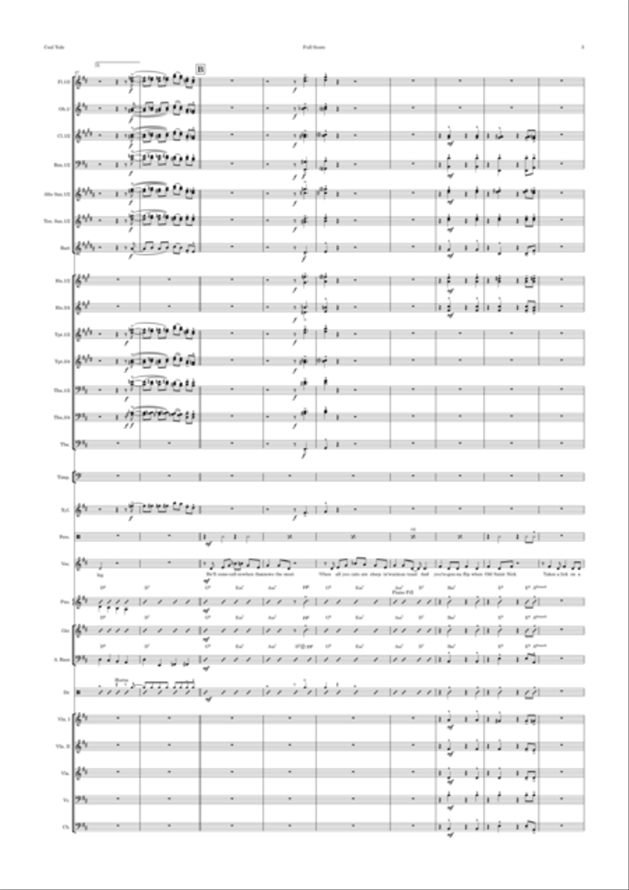 Cool Yule Full Orchestra scores gallery preview page 3