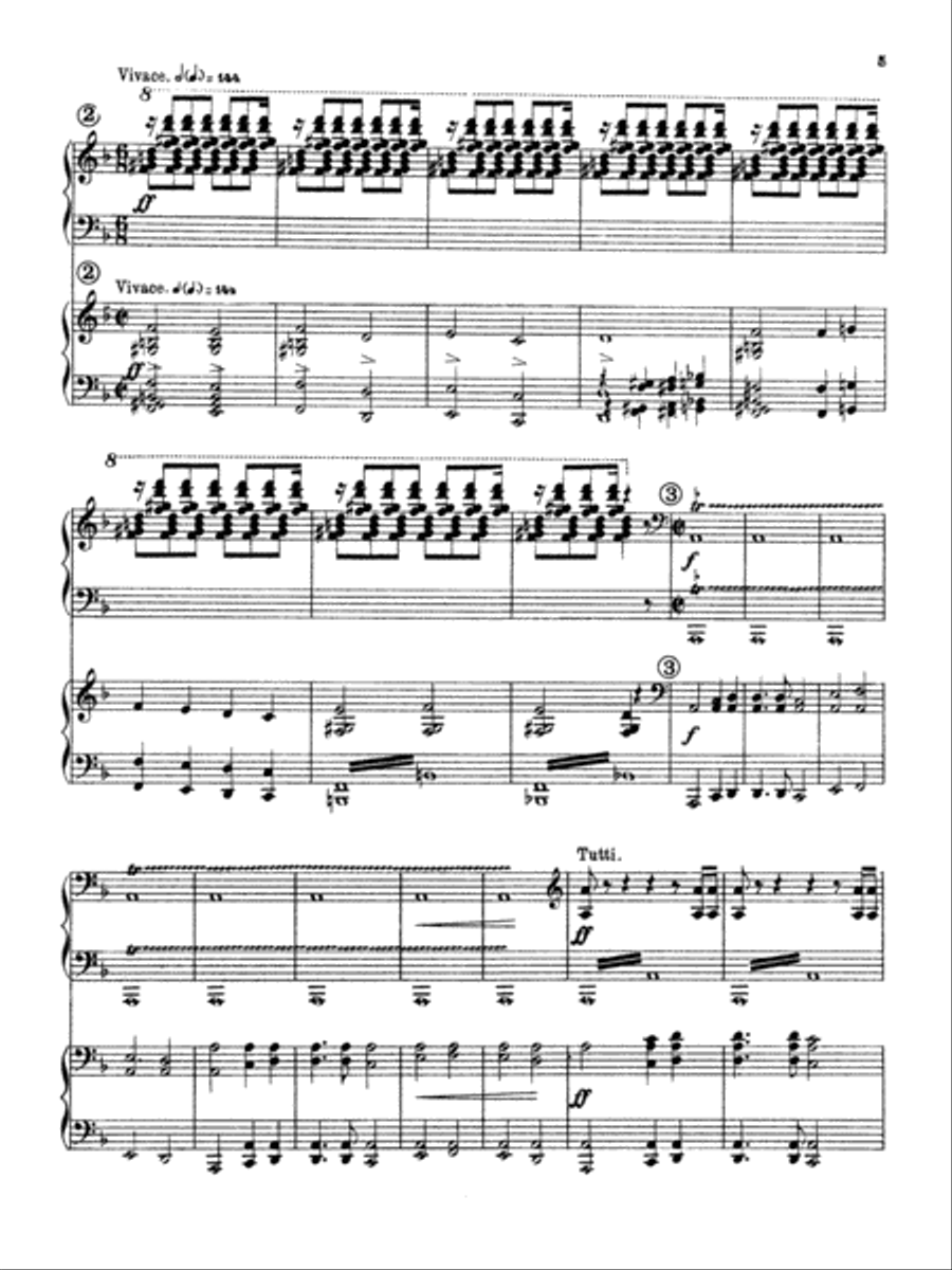 Liszt: Totentanz (Danse Macabre) Piano Duet scores gallery preview page 5