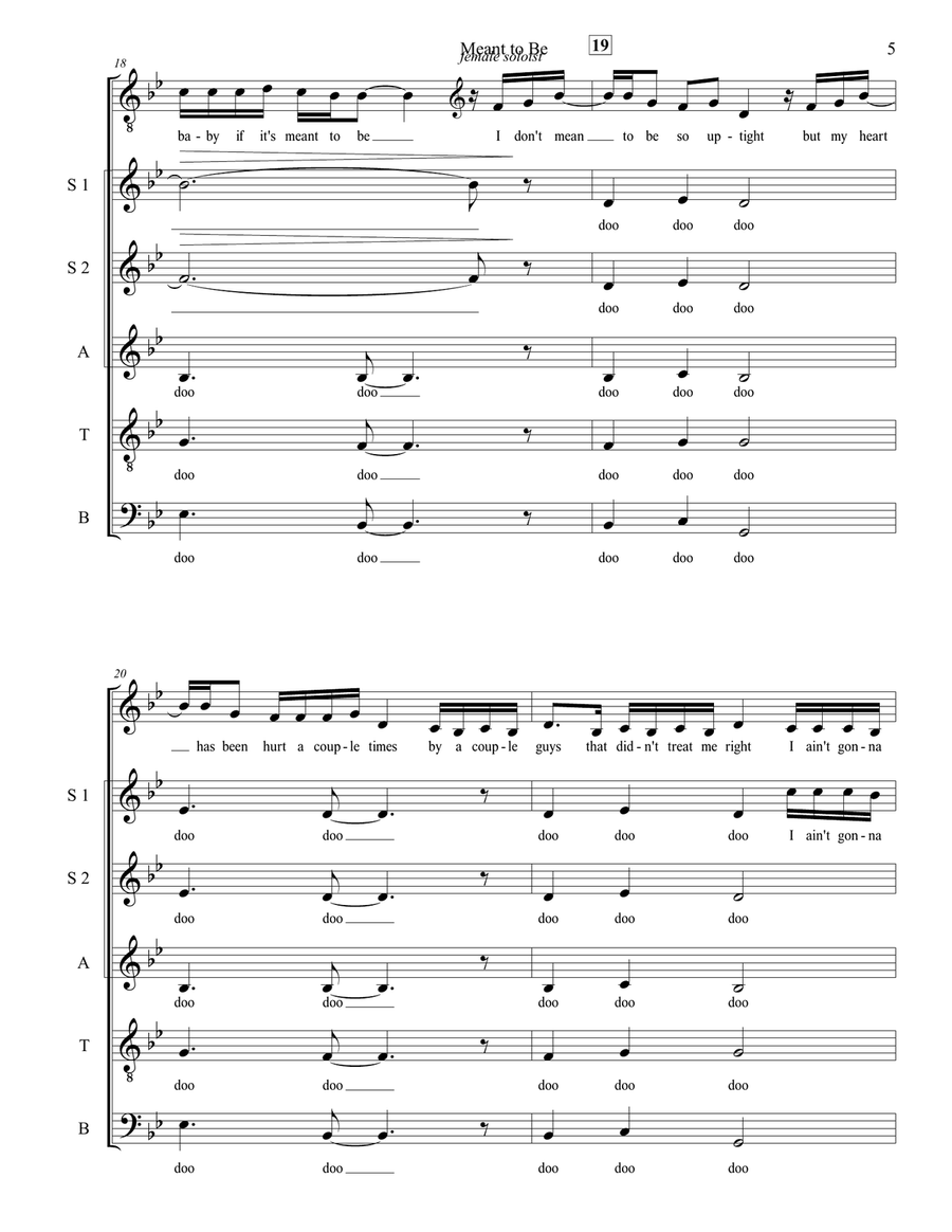 Meant To Be Divisi scores gallery preview page 5
