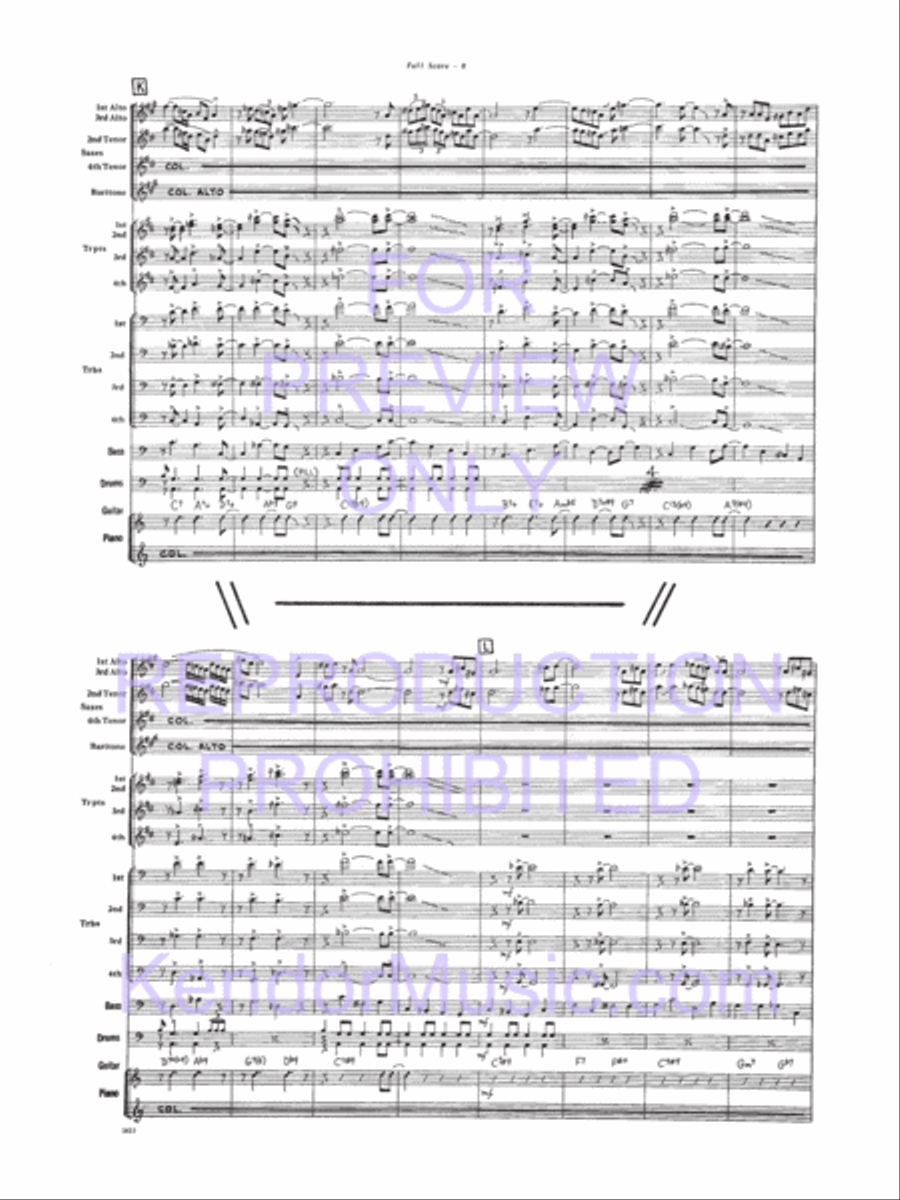 Back Bone Jazz Ensemble scores gallery preview page 10