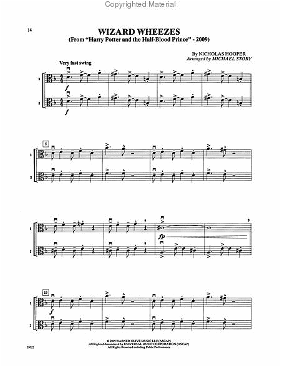 Movie Duets for All Movie Duets for All Small Ensemble scores gallery preview page 3