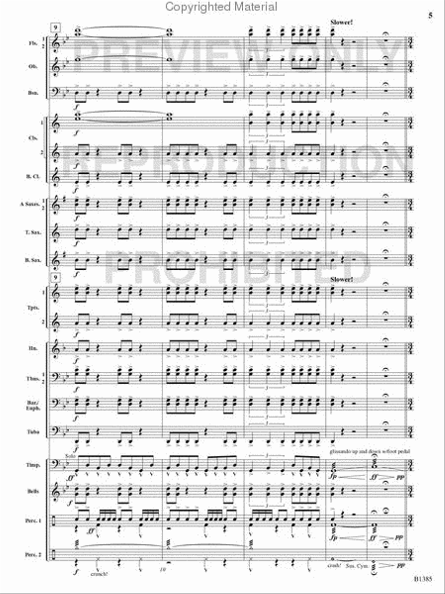 Krakatoa Concert Band scores gallery preview page 4
