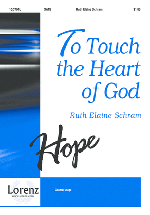 Book cover for To Touch the Heart of God