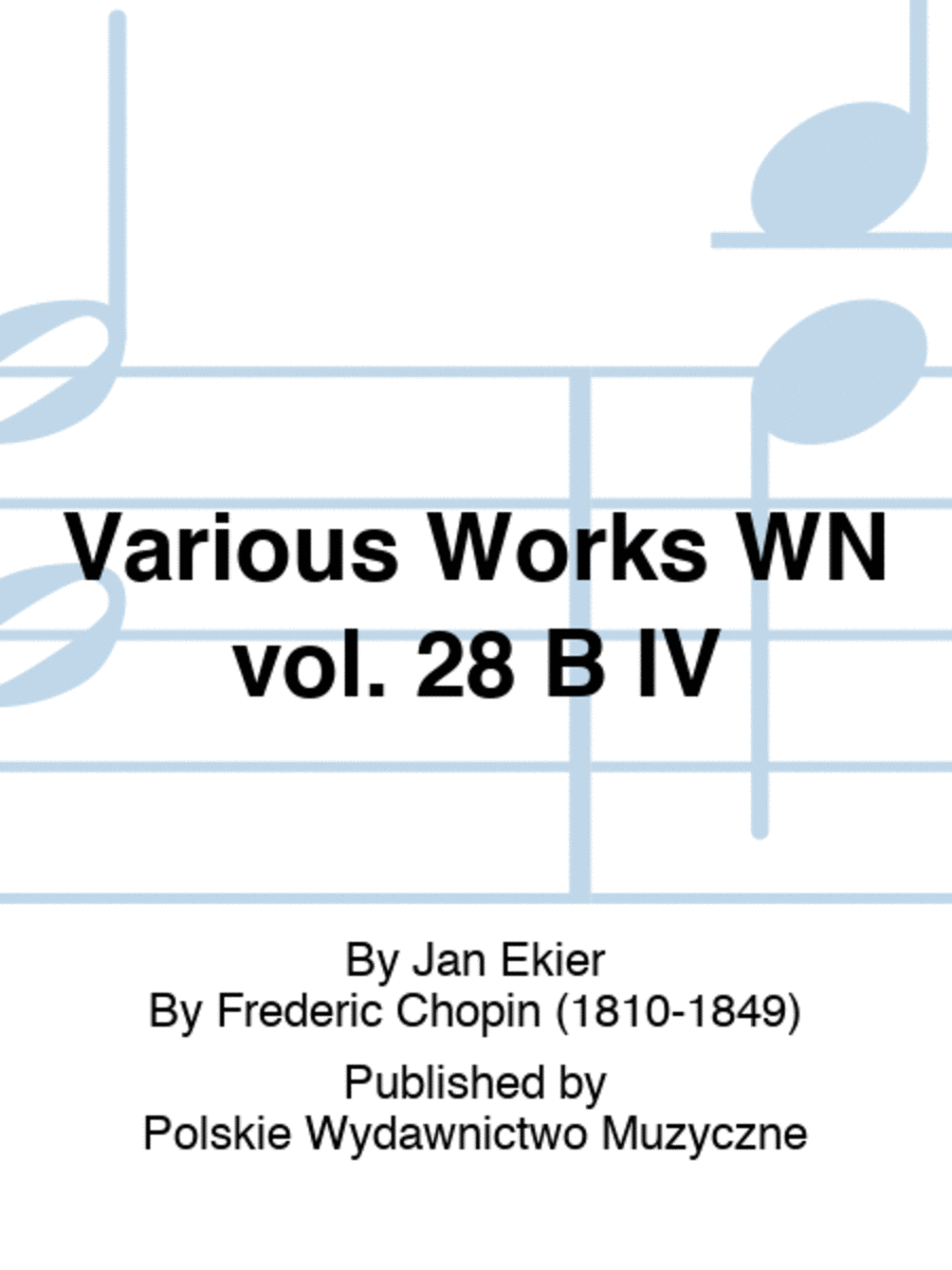 Various Works WN vol. 28 B IV