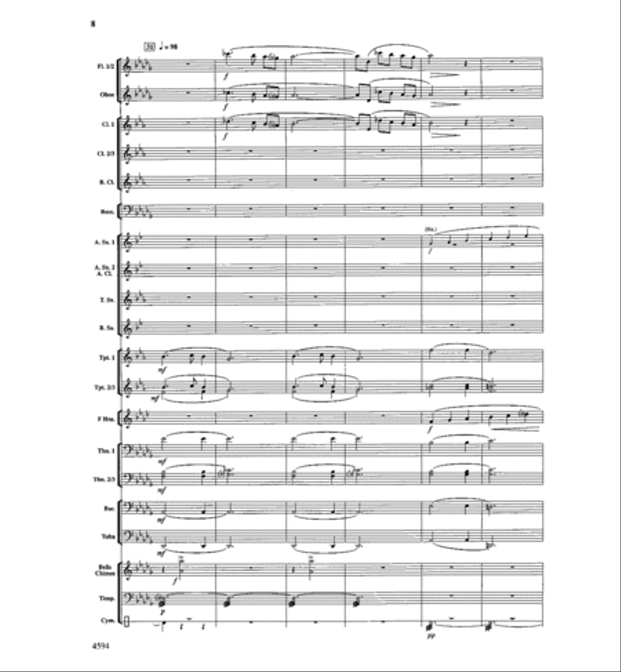 Silent Night Concert Band scores gallery preview page 7