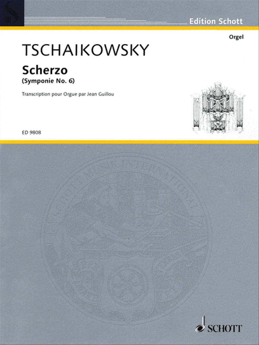 Scherzo by Peter Ilyich Tchaikovsky Organ - Sheet Music