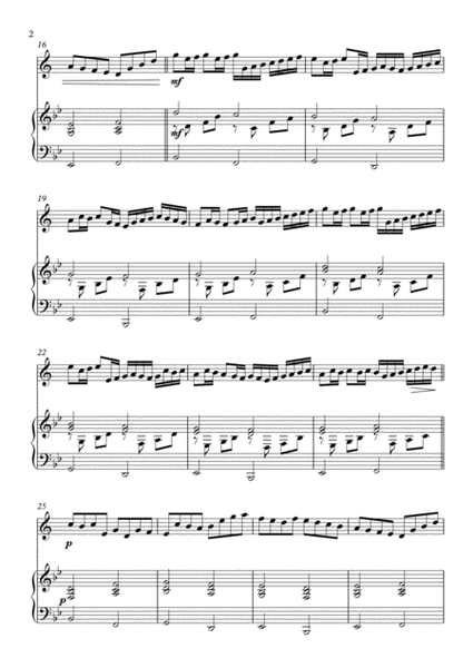 Canon In D, Johann Pachelbel, For Trumpet & Piano image number null