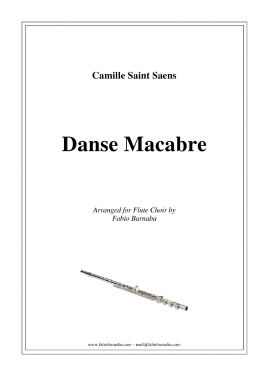 Dance Macabre - complete for Flute Choir Flute Choir scores gallery preview page 1