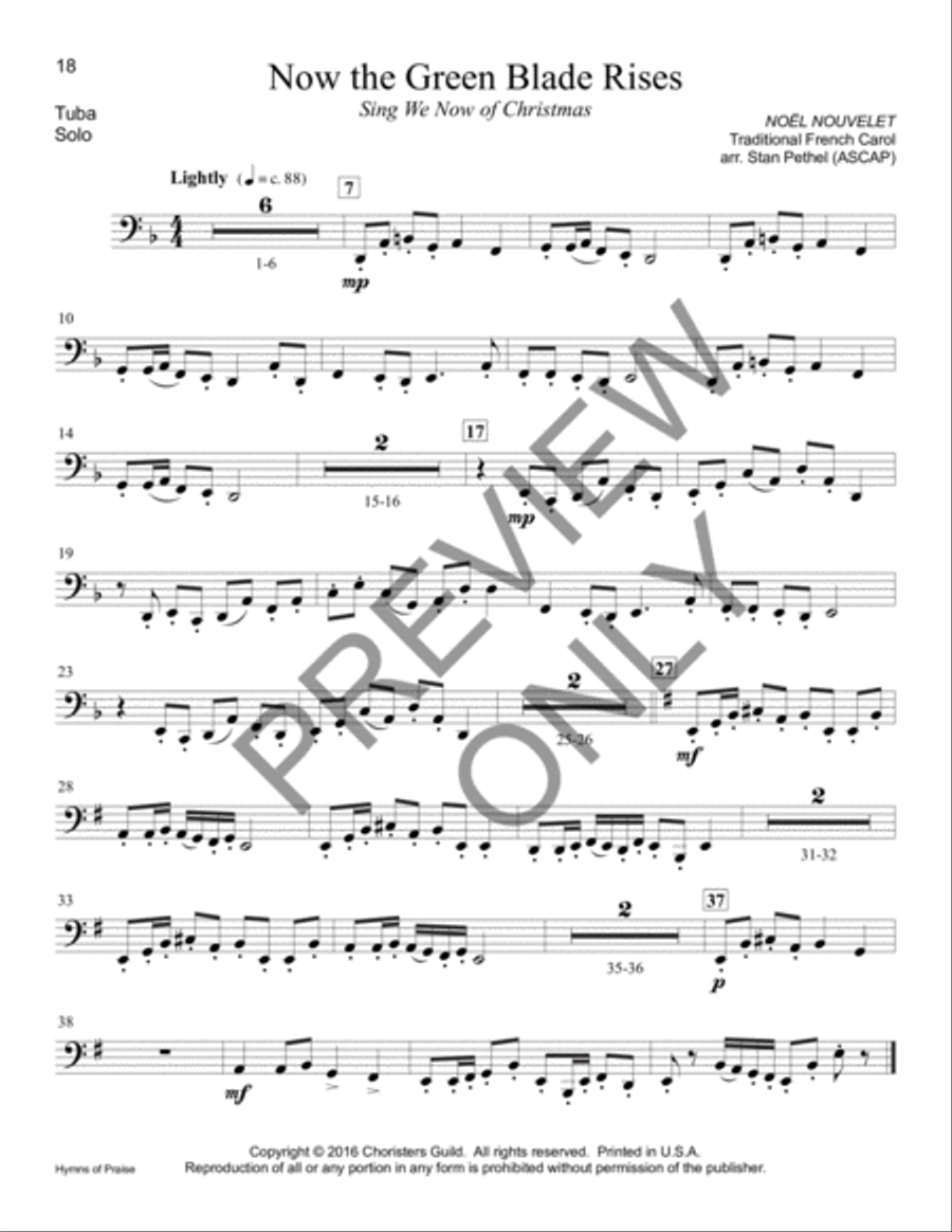 Hymns of Praise - Tuba Tuba scores gallery preview page 2