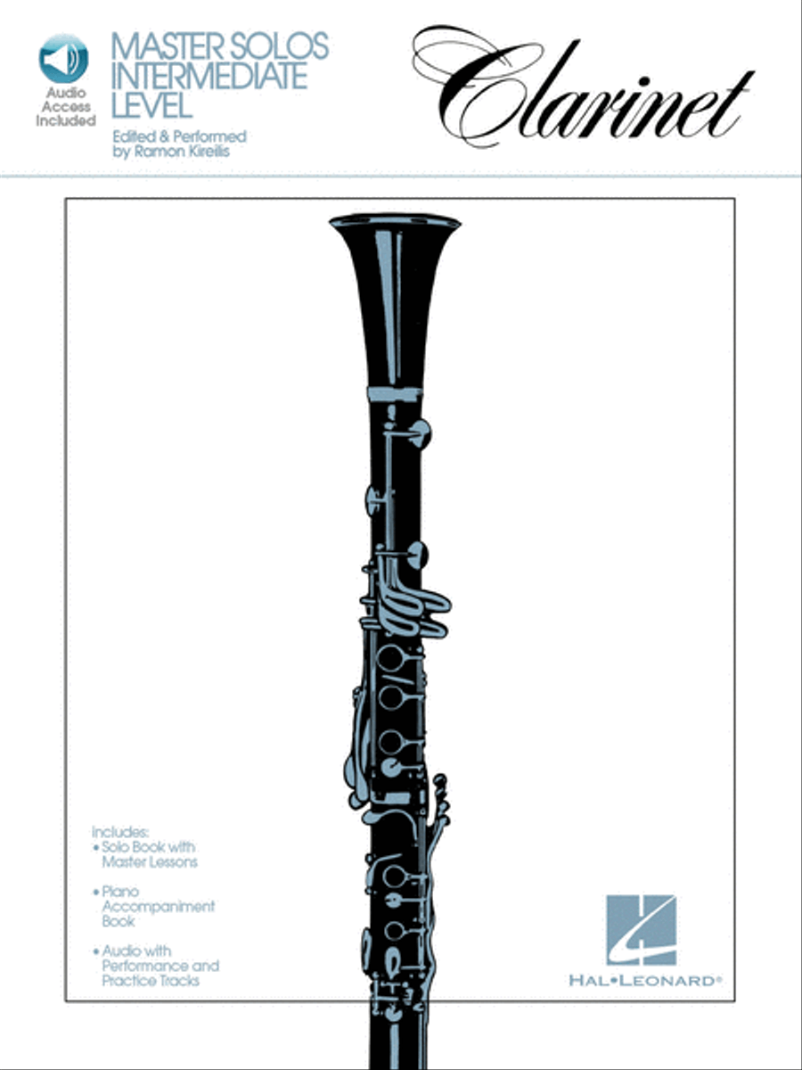 Master Solos Intermediate Level – Clarinet Clarinet Solo scores gallery preview page 1