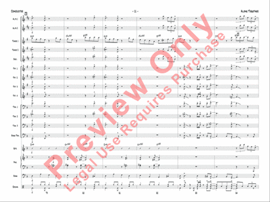 Alone Together Alone Together Jazz Ensemble scores gallery preview page 14