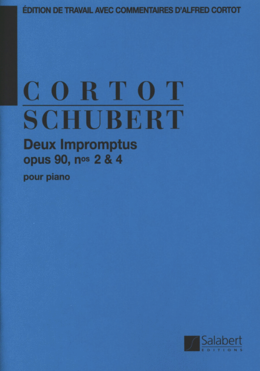 2 Impromptus Op.90 N 2 Et 4 (Cortot) Piano Piano Solo scores gallery preview page 1