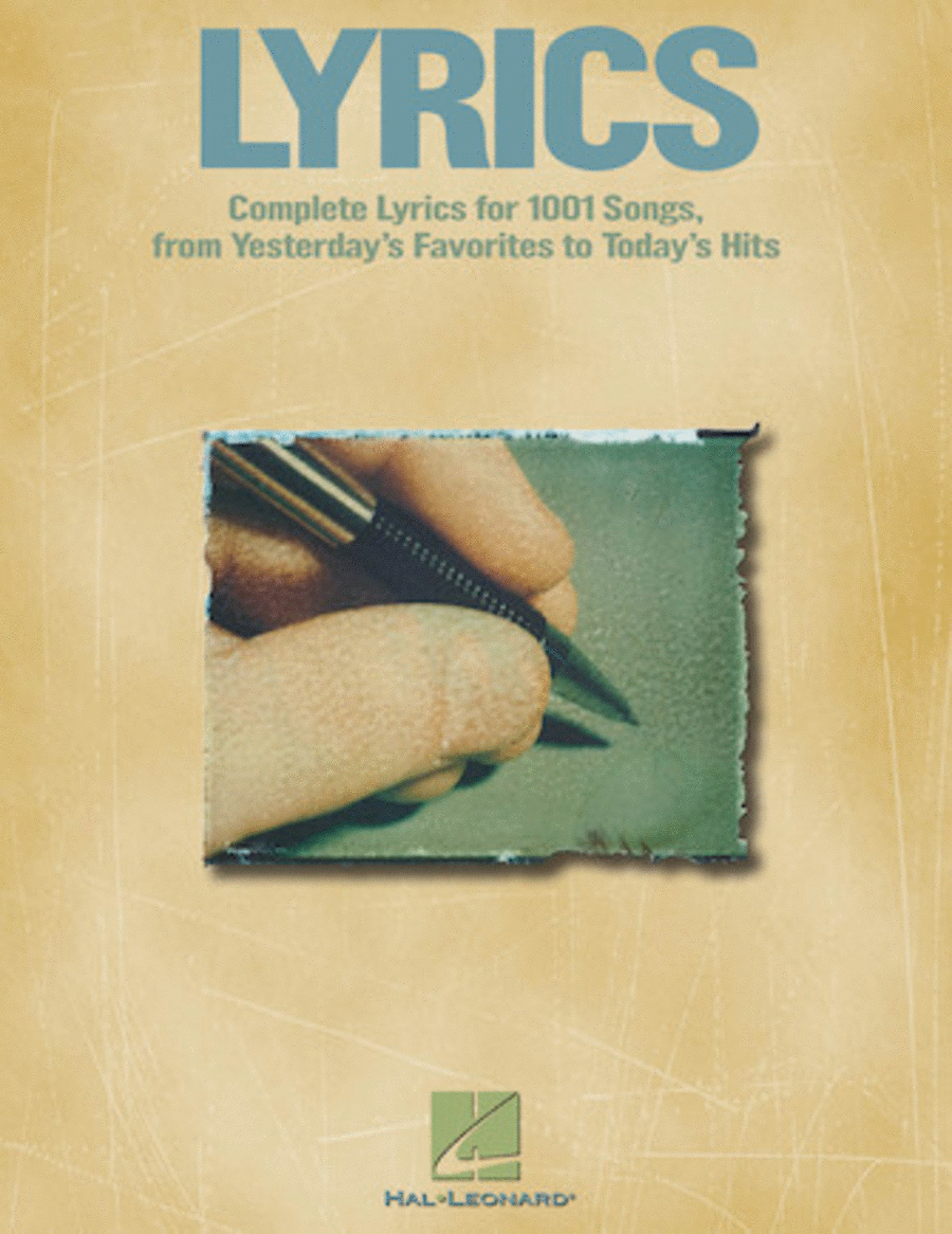 Lyrics Collection / Songbook scores gallery preview page 1