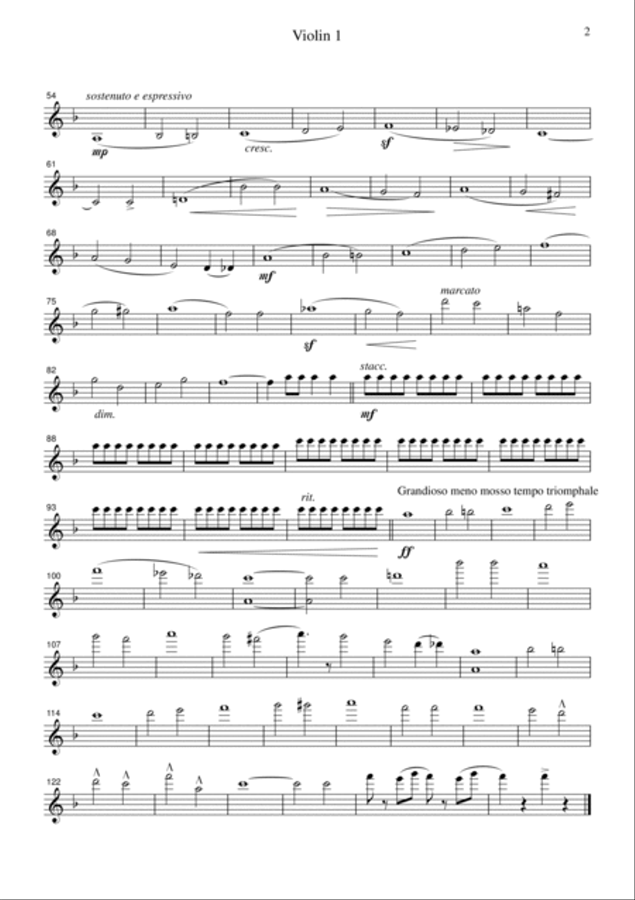 Fucik Entry of the Gladiators, for string quartet, JA009 String Quartet scores gallery preview page 4