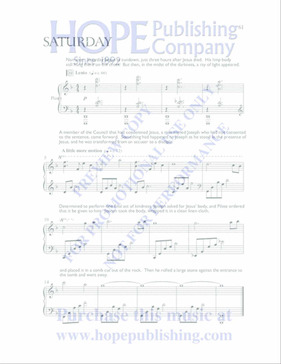 The Seven Last Days 4-Part scores gallery preview page 64