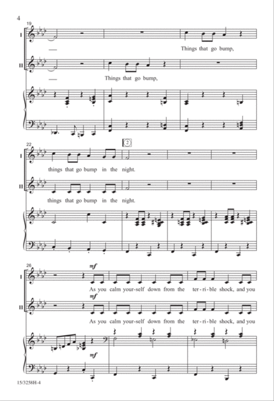 Things That Go Bump in the Night 2-Part scores gallery preview page 4