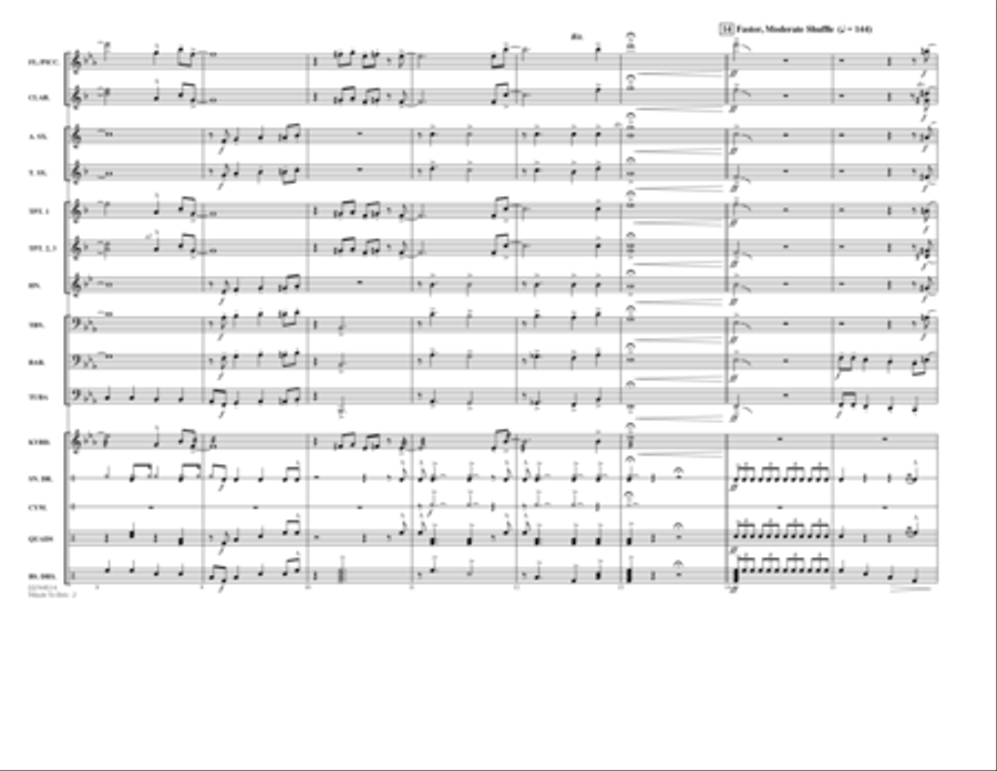 Tribute To Elvis Dont Be Cruel And All Shook Up - Full Score Score scores gallery preview page 2