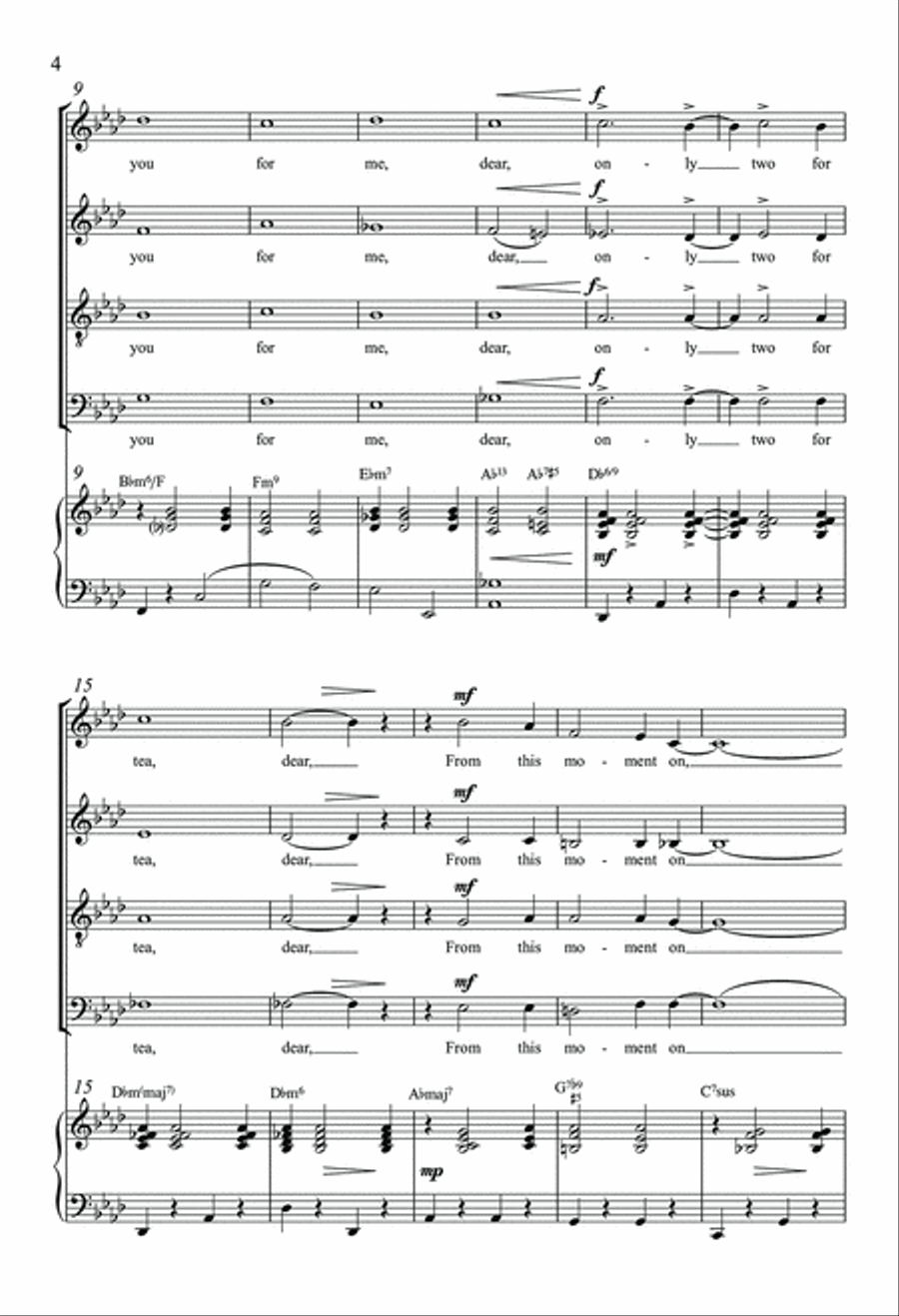 From This Moment On From This Moment On 4-Part scores gallery preview page 3