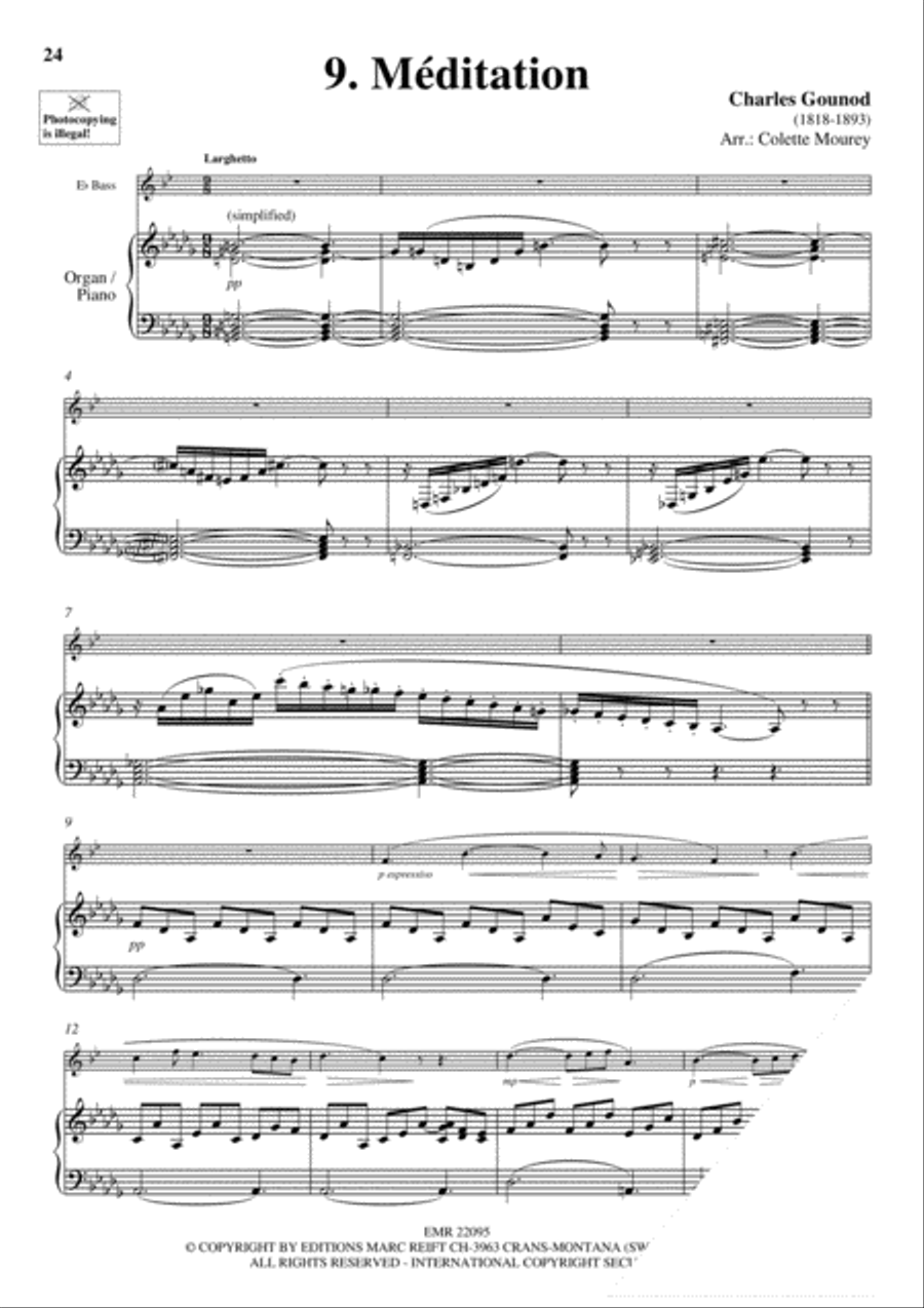 20 Greatest Meditations Voice Solo scores gallery preview page 11