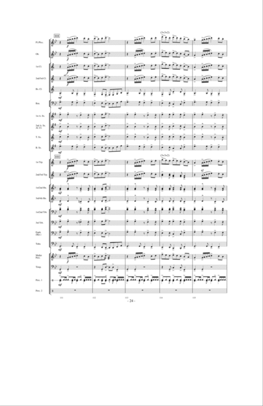 Ascentium Concert Band scores gallery preview page 23
