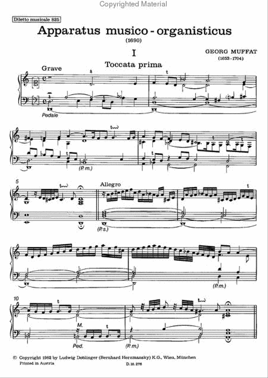 Apparatus musico-organisticus Band 1