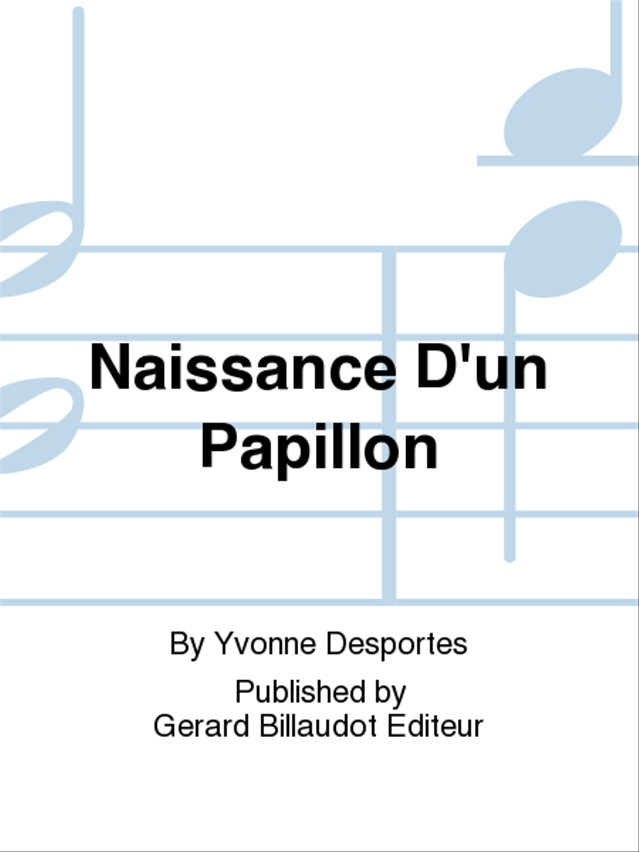 Naissance D'Un Papillon Naissance D'Un Papillon Chamber Music scores gallery preview page 1