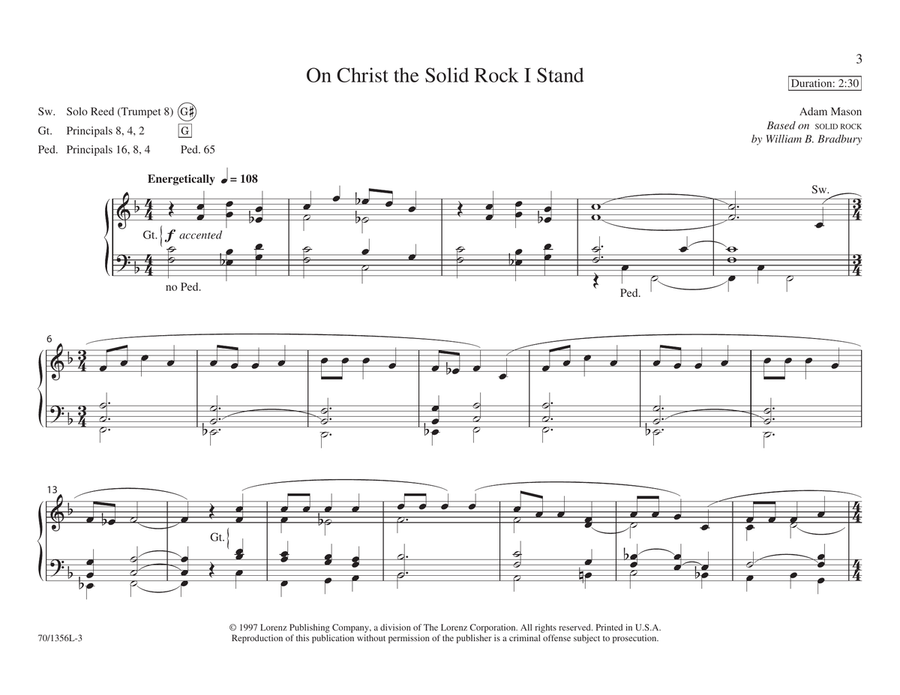 The Rock (Digital Download) Hymn Anthems scores gallery preview page 1