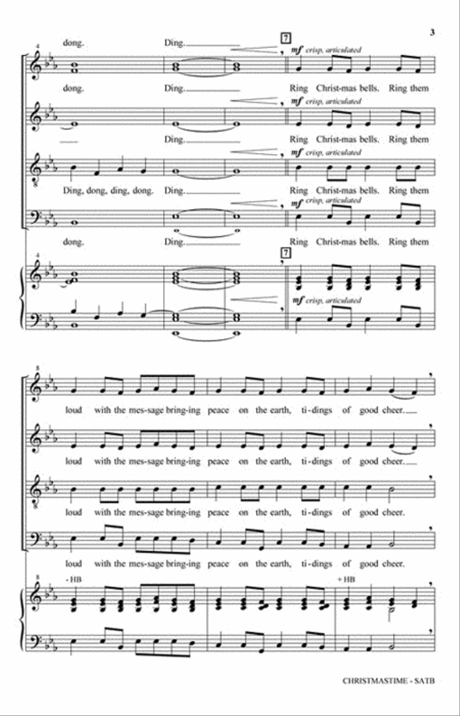 Christmastime 4-Part scores gallery preview page 3