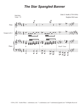 The Star Spangled Banner (Brass Quartet and Piano - Alternate Version)