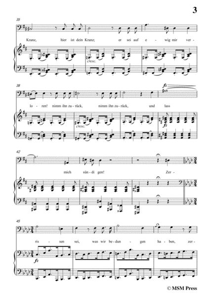 Schubert-Der Kampf,Op.110,in b minor,for Voice&Piano image number null