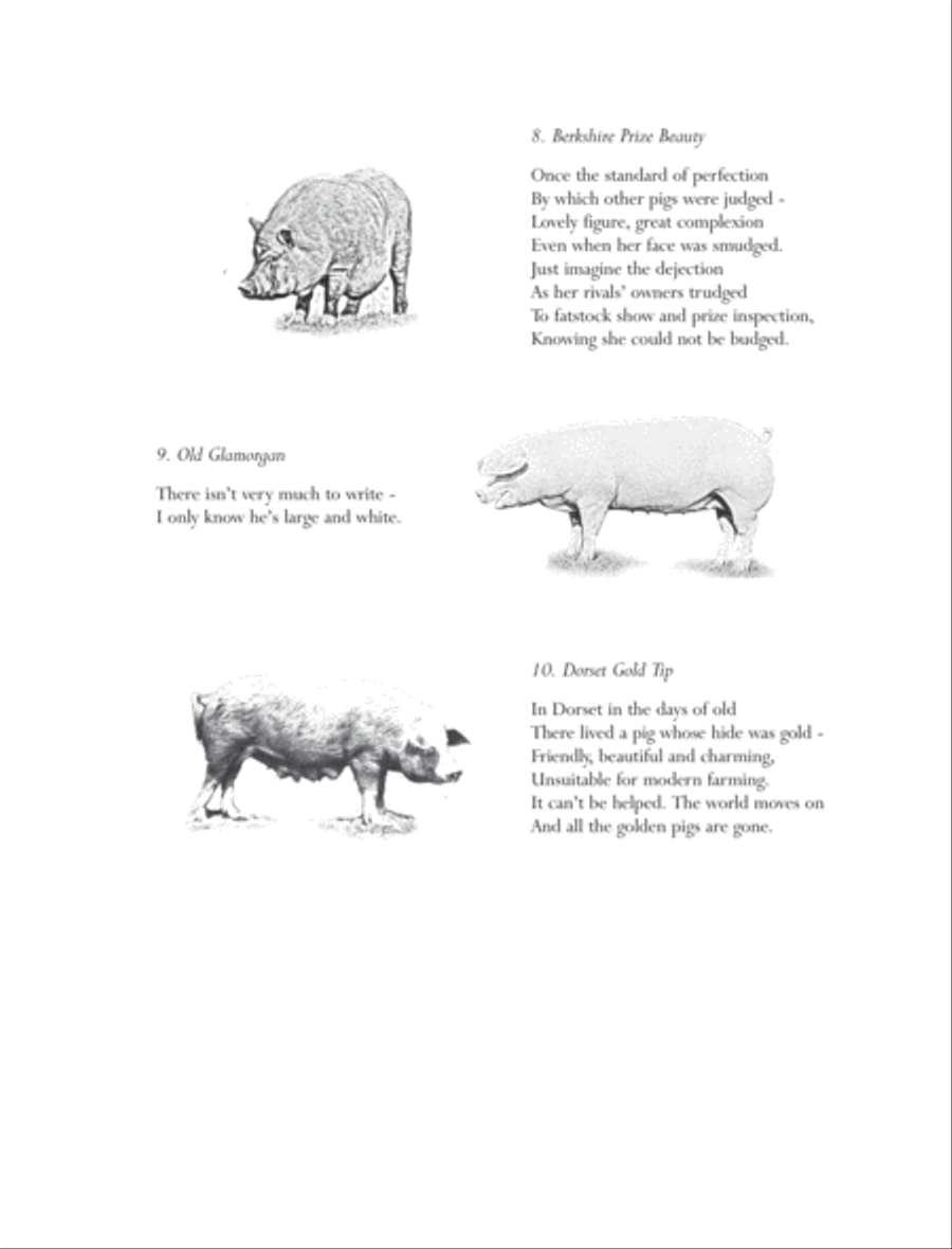 Ten Pig Songs Ten Pig Songs Unison Choir scores gallery preview page 5