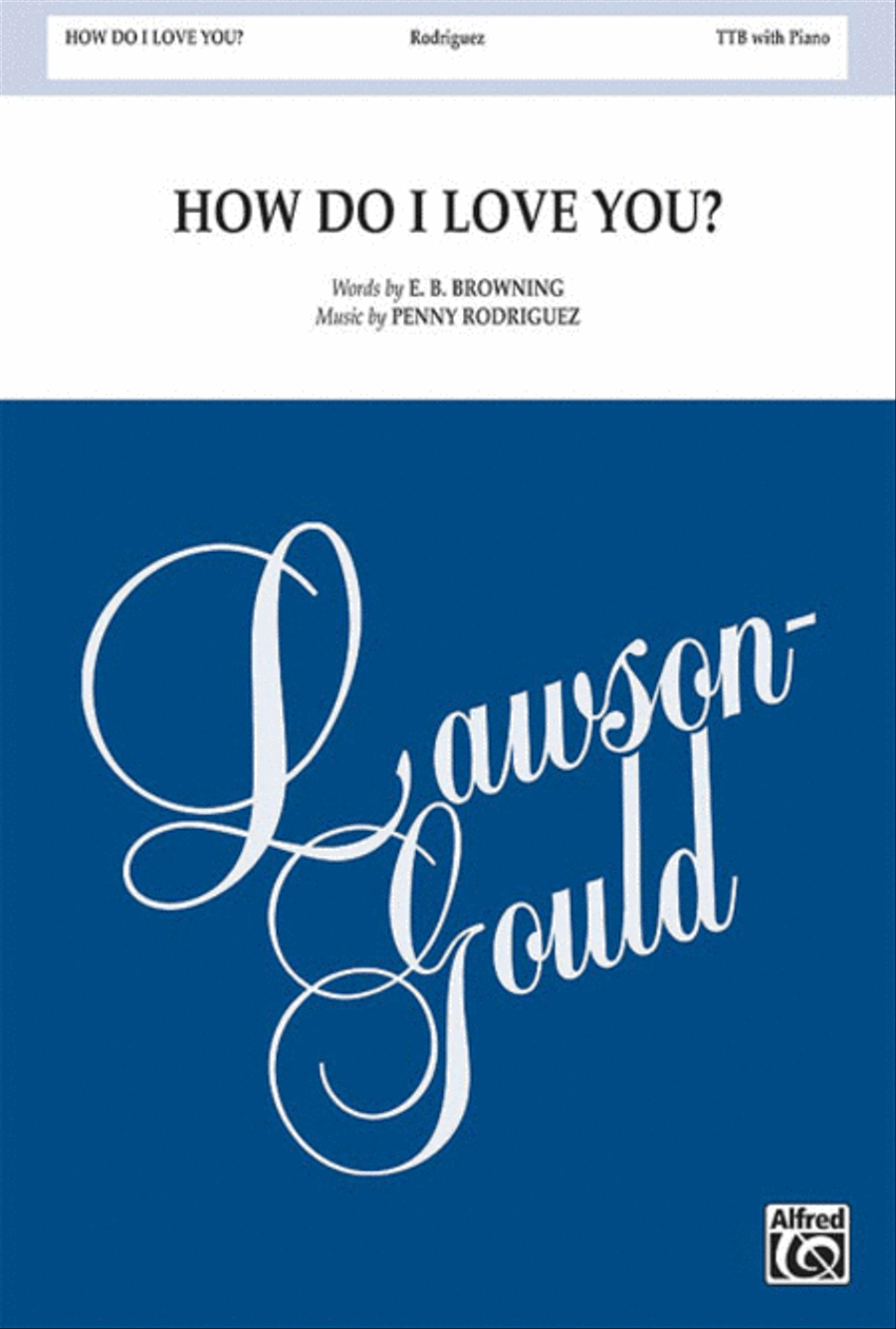 How Do I Love You? How Do I Love You? Men's Choir scores gallery preview page 1