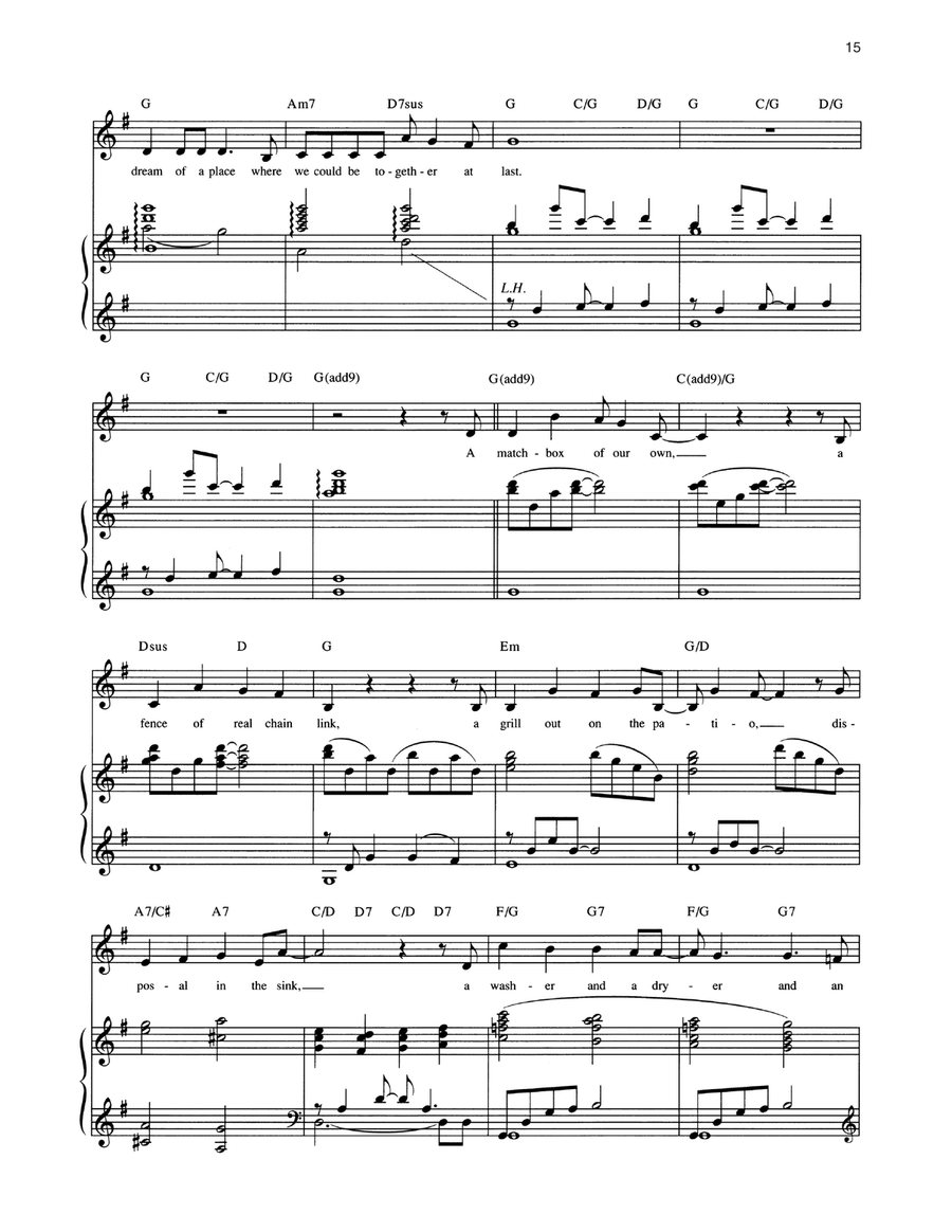 Somewhere That's Green (from Little Shop Of Horrors) Mezzo-Soprano Voice scores gallery preview page 2
