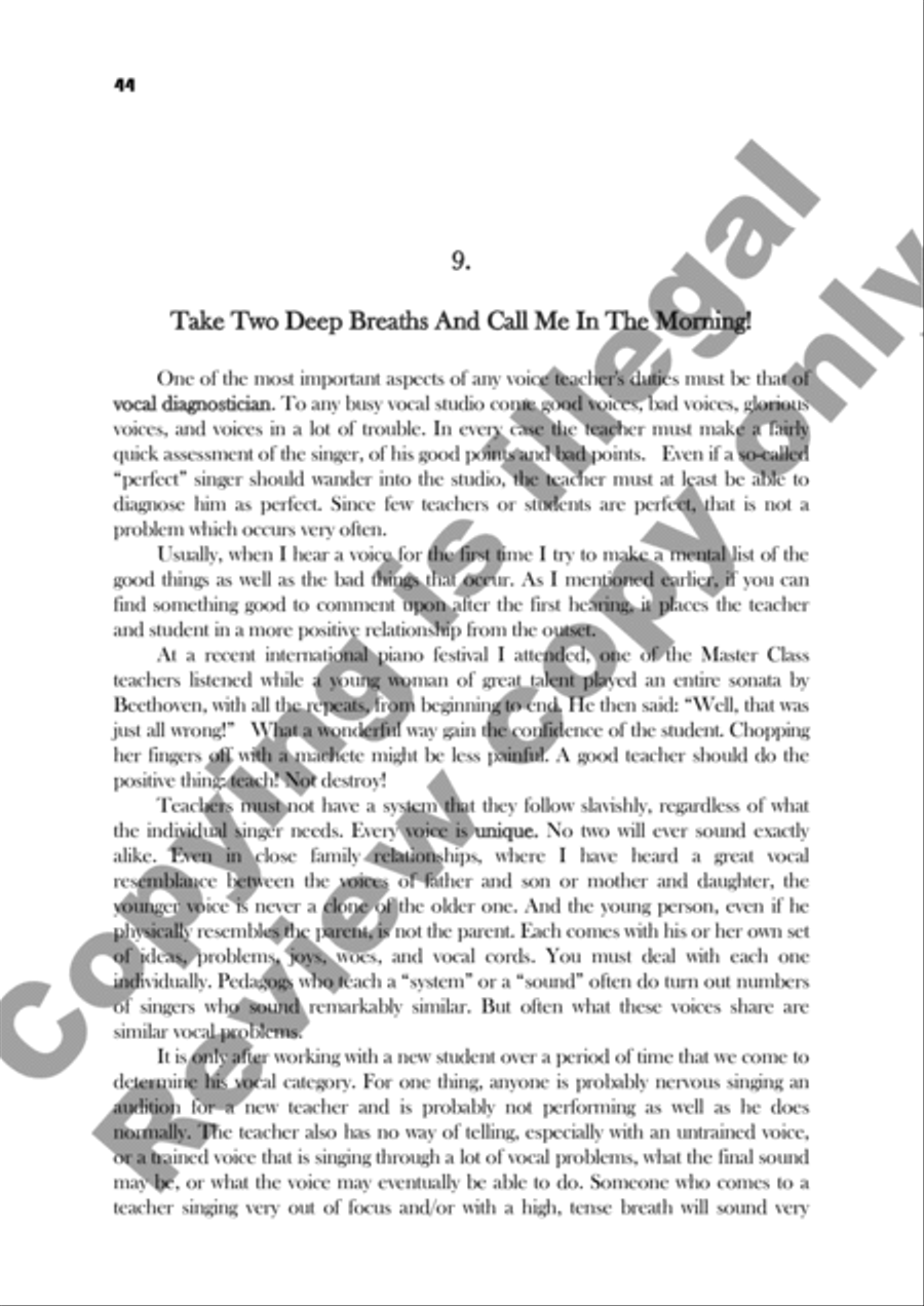 Sing On! Sing On! Voice scores gallery preview page 14