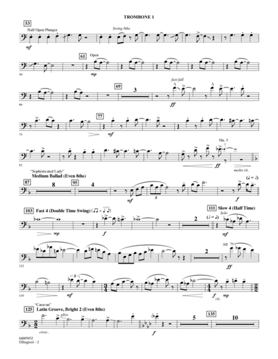 Ellington! (arr. Stephen Bulla) - Trombone 1