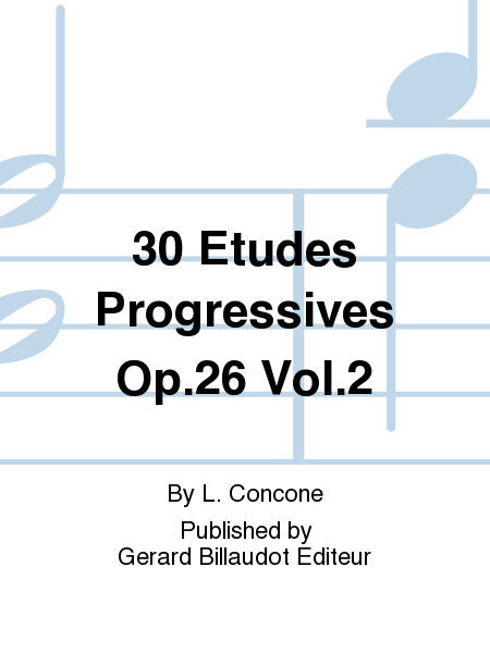 30 Etudes Progressives Pour La Harpe