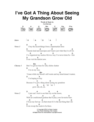 I've Got A Thing About Seeing My Grandson Grow Old